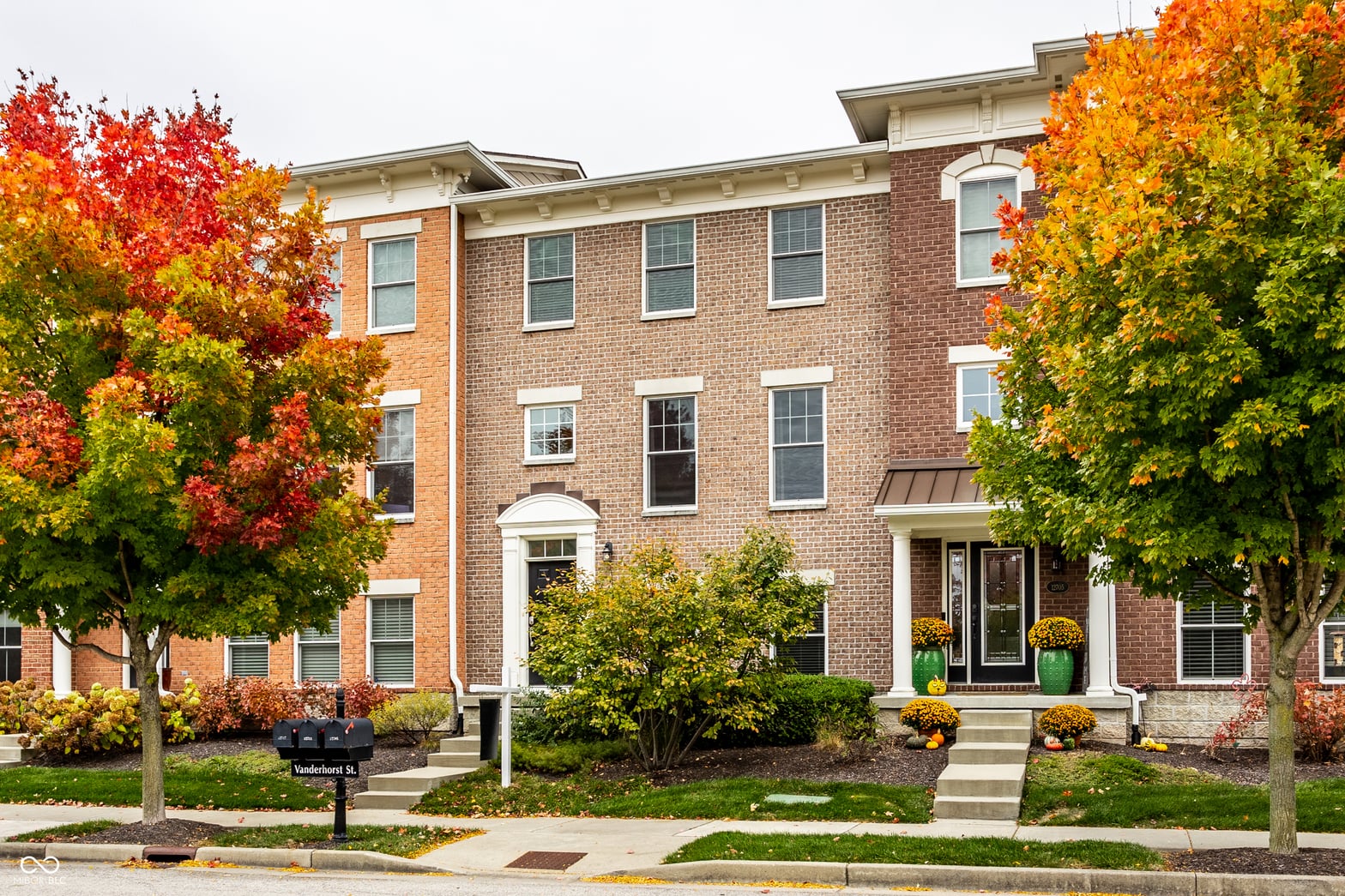 Front exterior at 12711 Vanderhorst Street, Carmel, IN