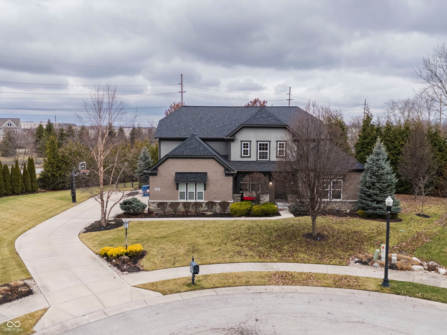 Front exterior at 13158 Gatman Court, Carmel, IN