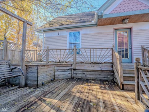 Outdoor living area at 123 S Jennings Street, North Vernon, IN