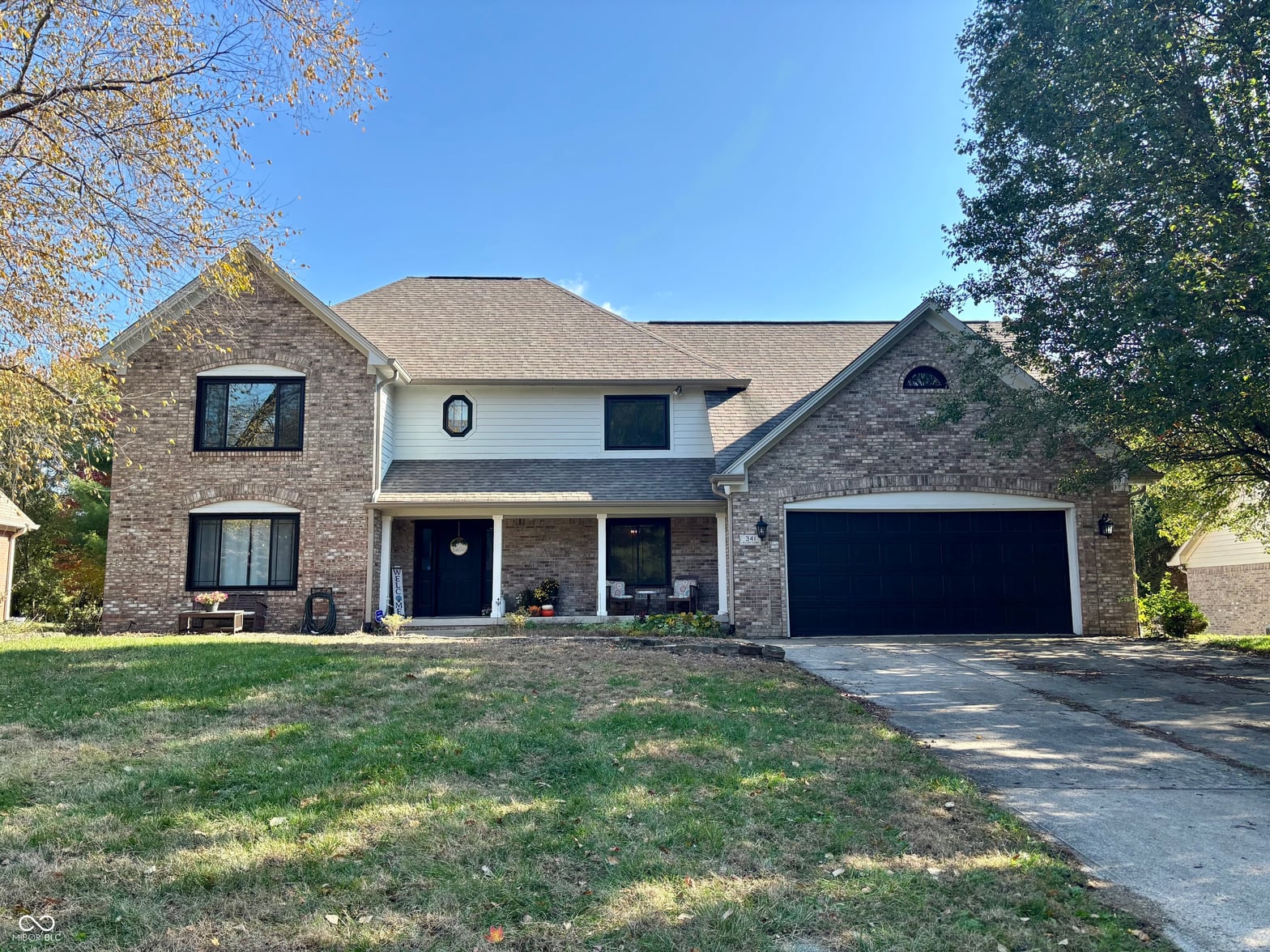 Front exterior at 341 Allison Court, Greenwood, IN