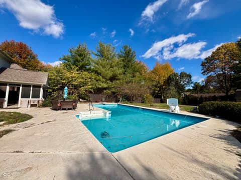 Pool at 341 Allison Court, Greenwood, IN