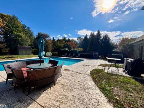 Pool at 341 Allison Court, Greenwood, IN