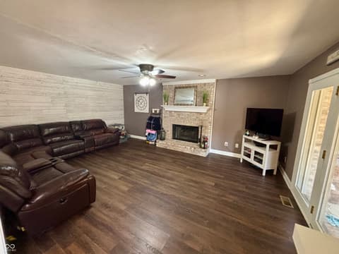 Living room at 341 Allison Court, Greenwood, IN