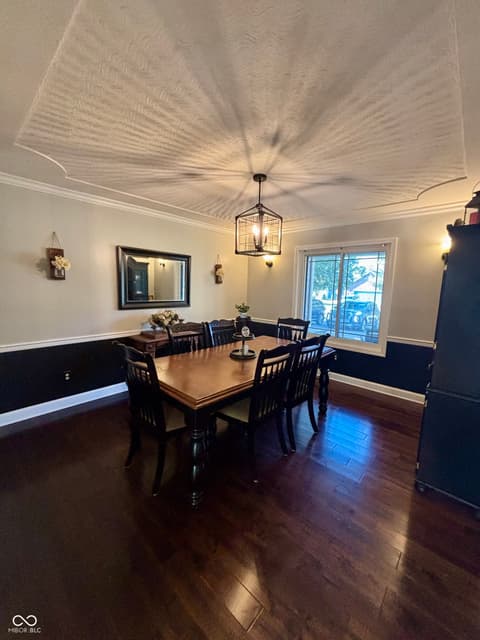 Dining room at 341 Allison Court, Greenwood, IN