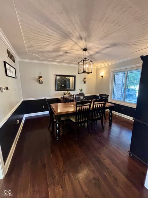 Dining room at 341 Allison Court, Greenwood, IN