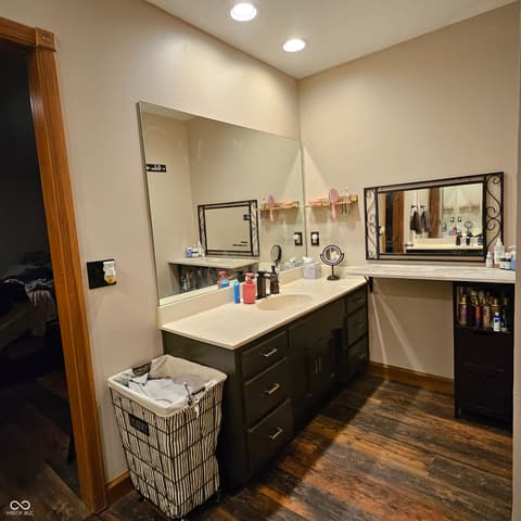 Primary bathroom at 341 Allison Court, Greenwood, IN