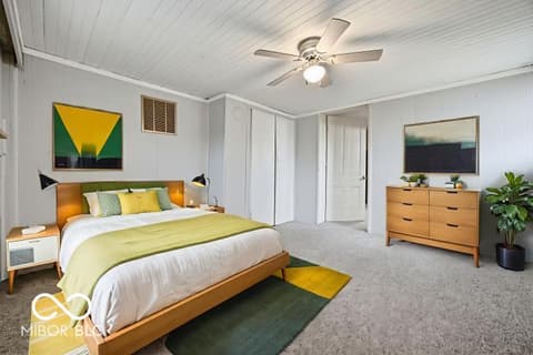 Primary bedroom at 225 N West Street, Shelbyville, IN