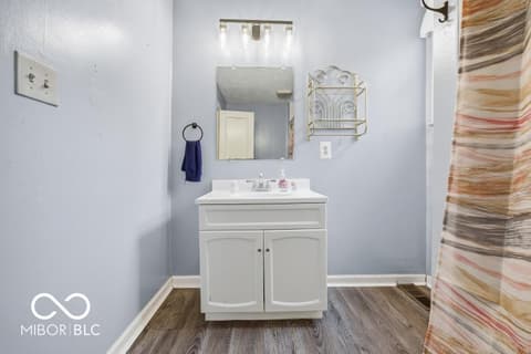 Bathroom at 225 N West Street, Shelbyville, IN
