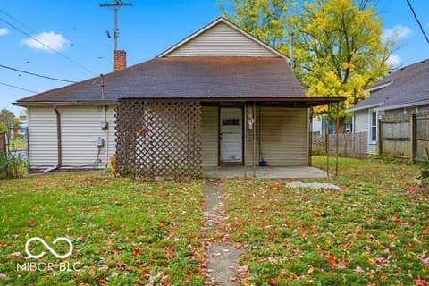 Backyard at 225 N West Street, Shelbyville, IN