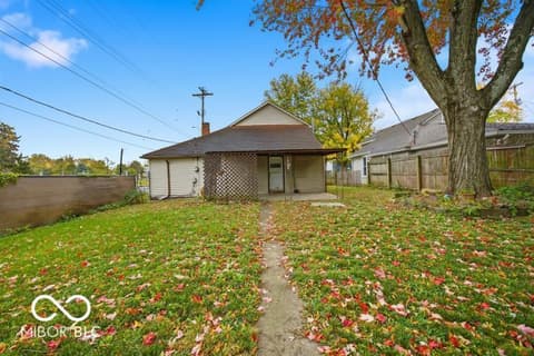 Backyard at 225 N West Street, Shelbyville, IN
