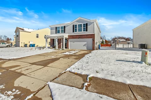 Front exterior at 1225 Maple Trace Way, Sheridan, IN