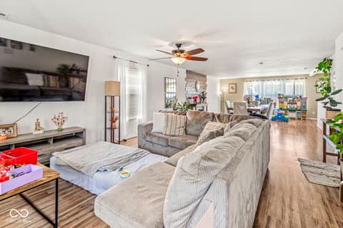 Living room at 1225 Maple Trace Way, Sheridan, IN