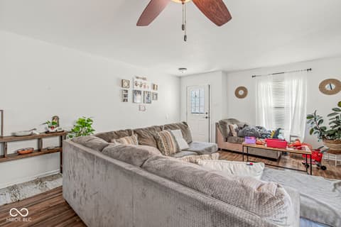 Living room at 1225 Maple Trace Way, Sheridan, IN