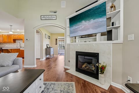 Living room at 933 Amesbury Court, Indianapolis, IN