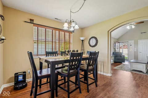 Dining room at 933 Amesbury Court, Indianapolis, IN