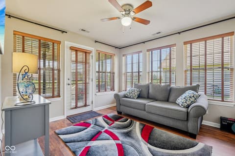 Living room at 933 Amesbury Court, Indianapolis, IN