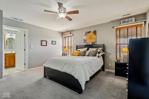 Bedroom at 933 Amesbury Court, Indianapolis, IN