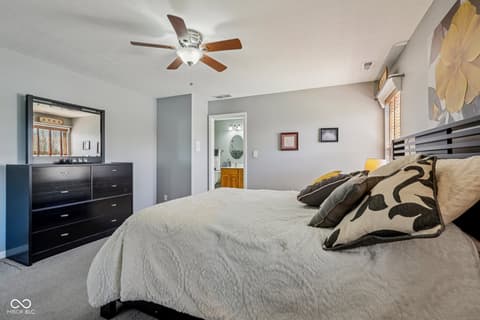 Bedroom at 933 Amesbury Court, Indianapolis, IN