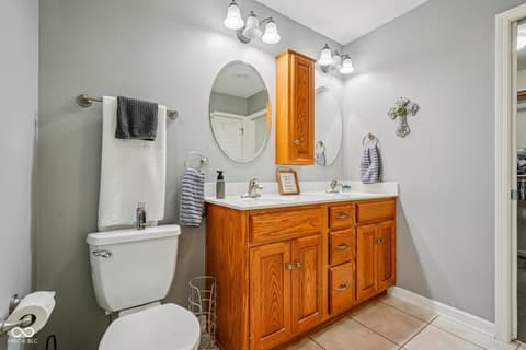 Bathroom at 933 Amesbury Court, Indianapolis, IN