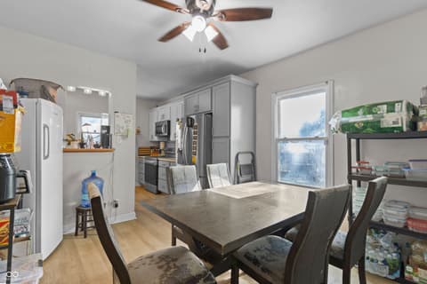 Dining room at 439 S Oakland Avenue, Indianapolis, IN