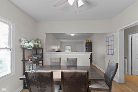 Dining room at 439 S Oakland Avenue, Indianapolis, IN
