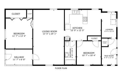 Floor Plan — 1623 S K Street, Elwood, IN