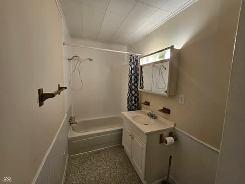 Bathroom at 1623 S K Street, Elwood, IN