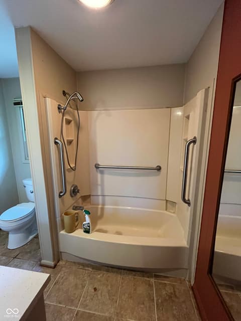 Bathroom at 4007 E State Road 46, Nashville, IN