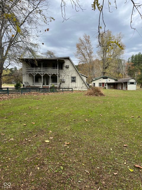 Backyard at 4007 E State Road 46, Nashville, IN