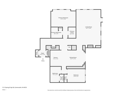 Floor Plan — 111 Spring Street, Greencastle, IN