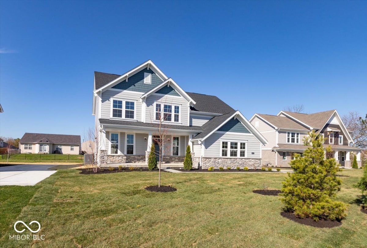 Front exterior at 942 Apryl Drive, Greenwood, IN