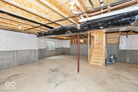 Basement at 942 Apryl Drive, Greenwood, IN