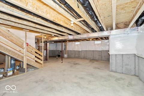 Basement at 942 Apryl Drive, Greenwood, IN