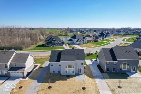 Aerial view at 942 Apryl Drive, Greenwood, IN