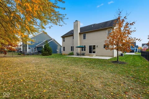 Backyard at 11338 Long Sotton Lane, Fishers, IN