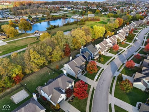 Aerial view at 11338 Long Sotton Lane, Fishers, IN