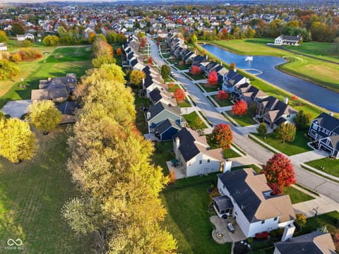 Aerial view at 11338 Long Sotton Lane, Fishers, IN