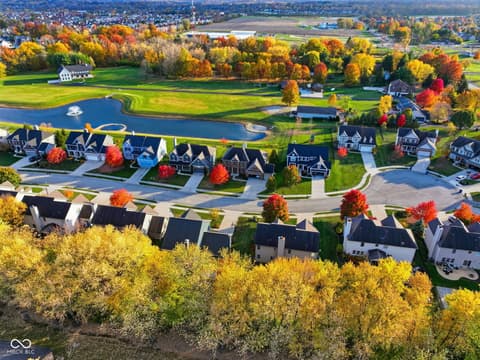 Aerial view at 11338 Long Sotton Lane, Fishers, IN