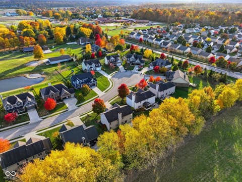 Aerial view at 11338 Long Sotton Lane, Fishers, IN