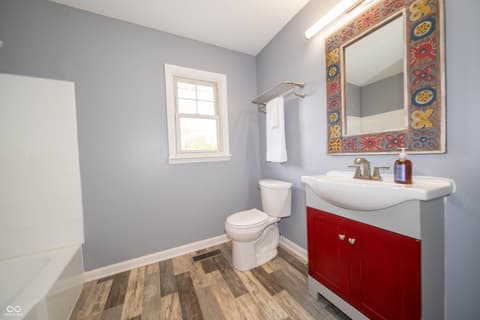 Bathroom at 5388 W Hazelrigg Road, Thorntown, IN
