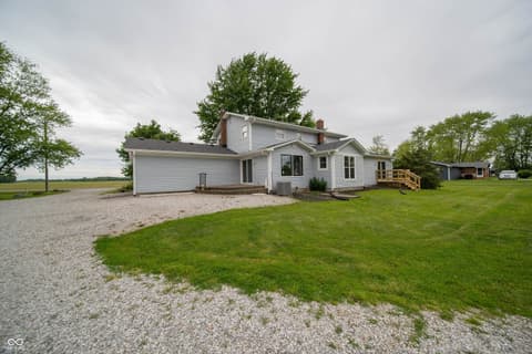 Front exterior at 5388 W Hazelrigg Road, Thorntown, IN
