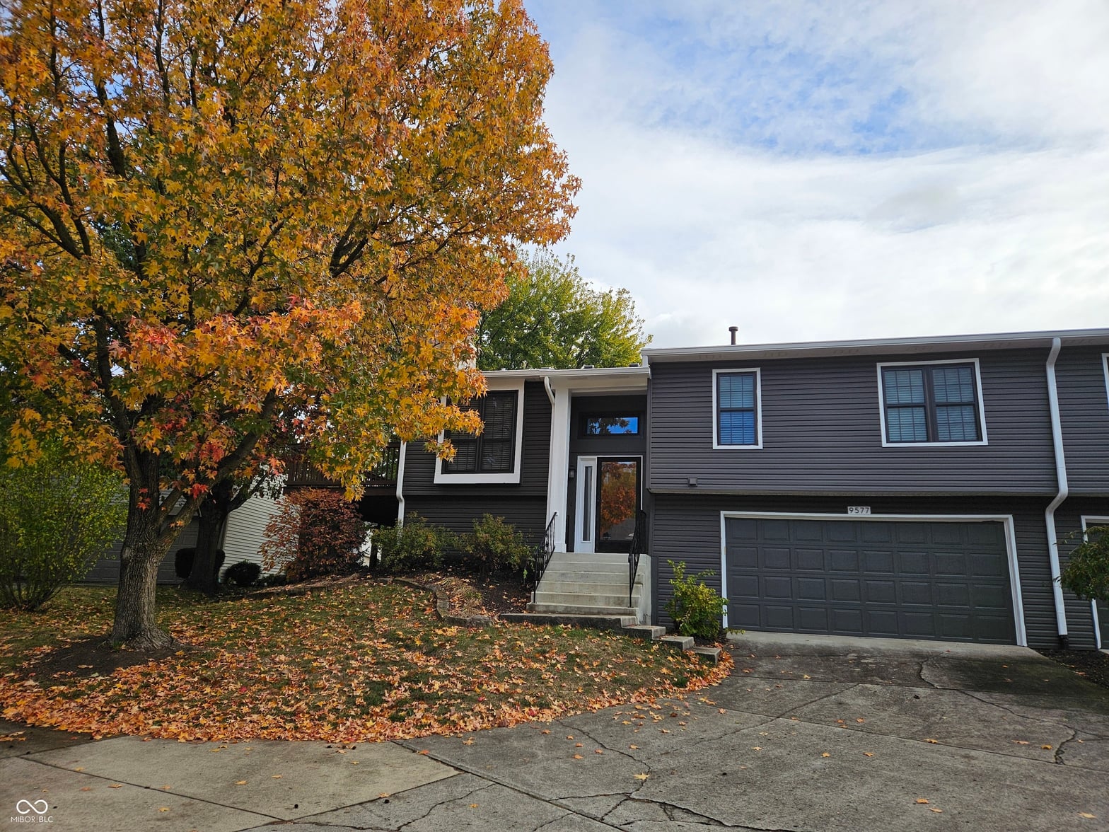 Front exterior at 9577 Bay Vista West Drive, Indianapolis, IN