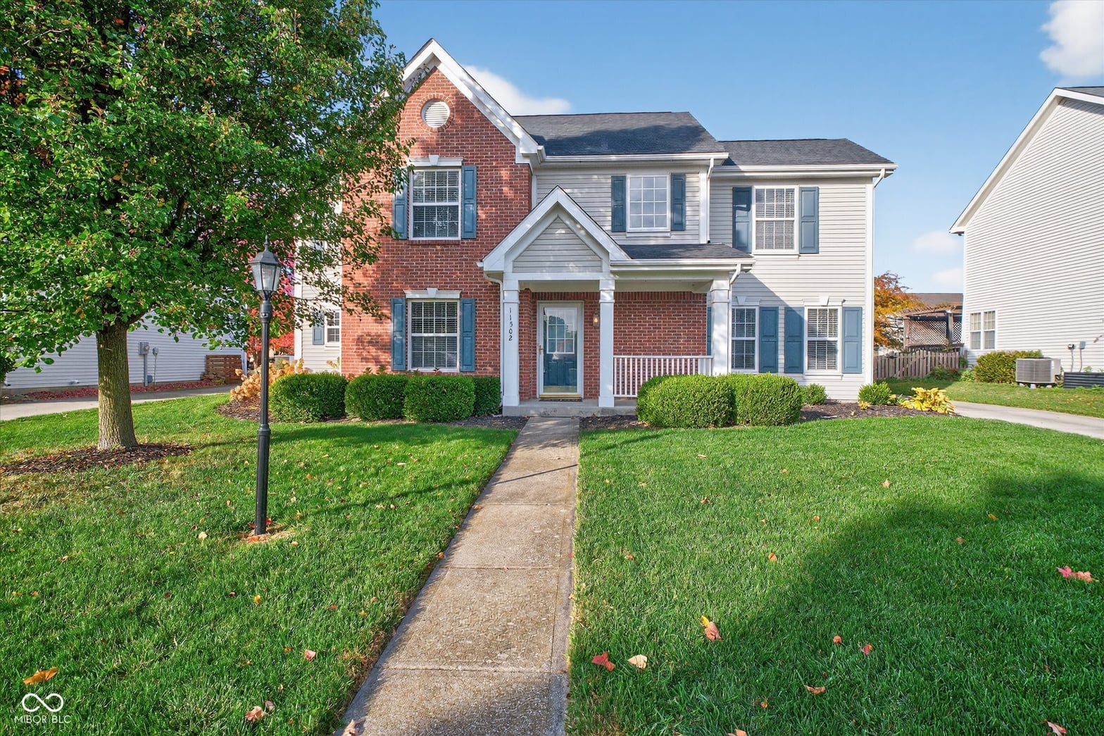 Front exterior at 11502 Hearthstone Drive, Fishers, IN