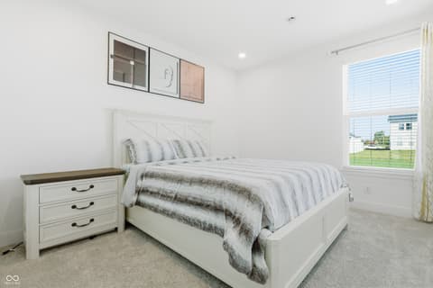 Bedroom at 8744 Dorill Creek Lane, Indianapolis, IN