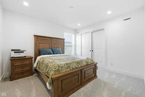 Bedroom at 8744 Dorill Creek Lane, Indianapolis, IN