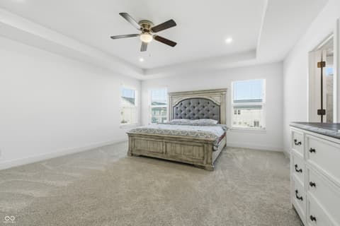 Bedroom at 8744 Dorill Creek Lane, Indianapolis, IN