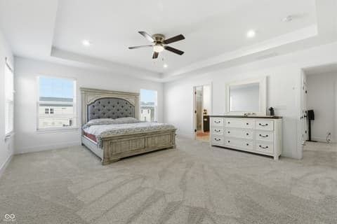Bedroom at 8744 Dorill Creek Lane, Indianapolis, IN