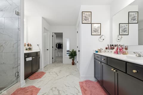 Bathroom at 8744 Dorill Creek Lane, Indianapolis, IN