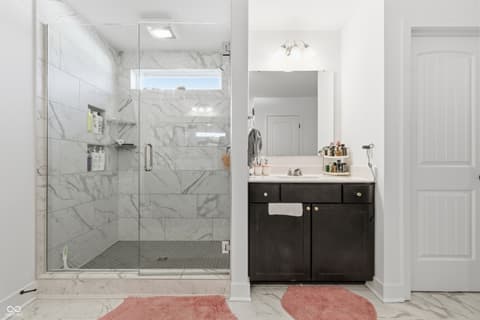 Bathroom at 8744 Dorill Creek Lane, Indianapolis, IN