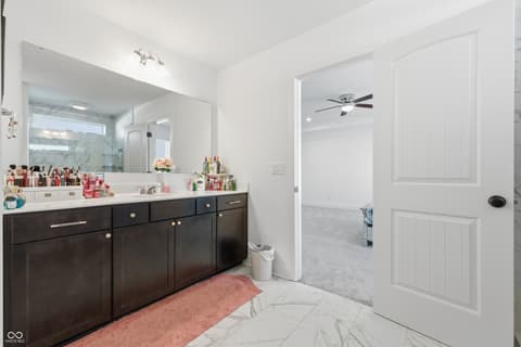 Bathroom at 8744 Dorill Creek Lane, Indianapolis, IN